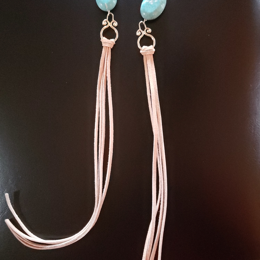 Turquoise earrings - Picture 3 of 3